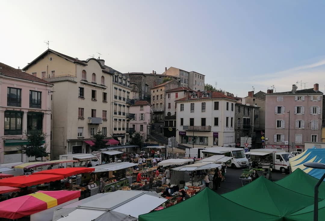 Jour de marché à Annonay