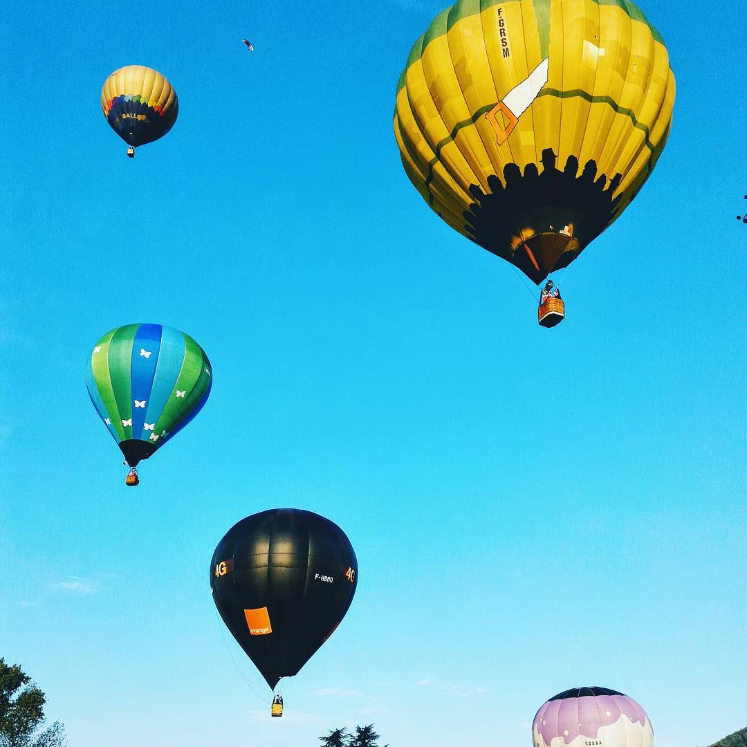 Montgolfières à Déomas