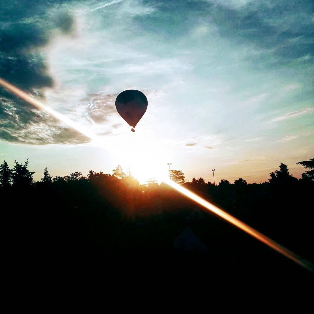 Montgolfière matinal à Déomas