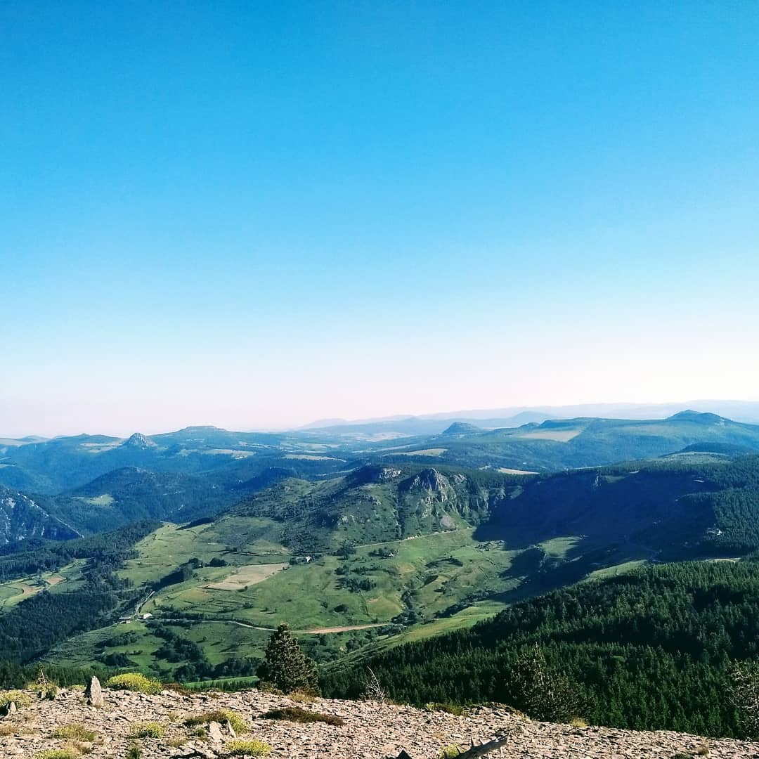 Le Gerbier de Jonc depuis le Mézenc