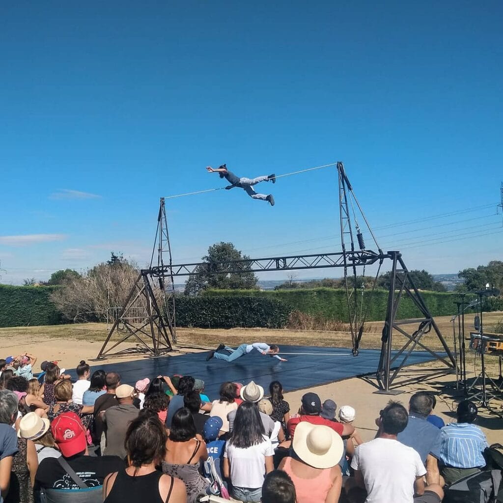 temps fort création à Félines, Ardèche 2018