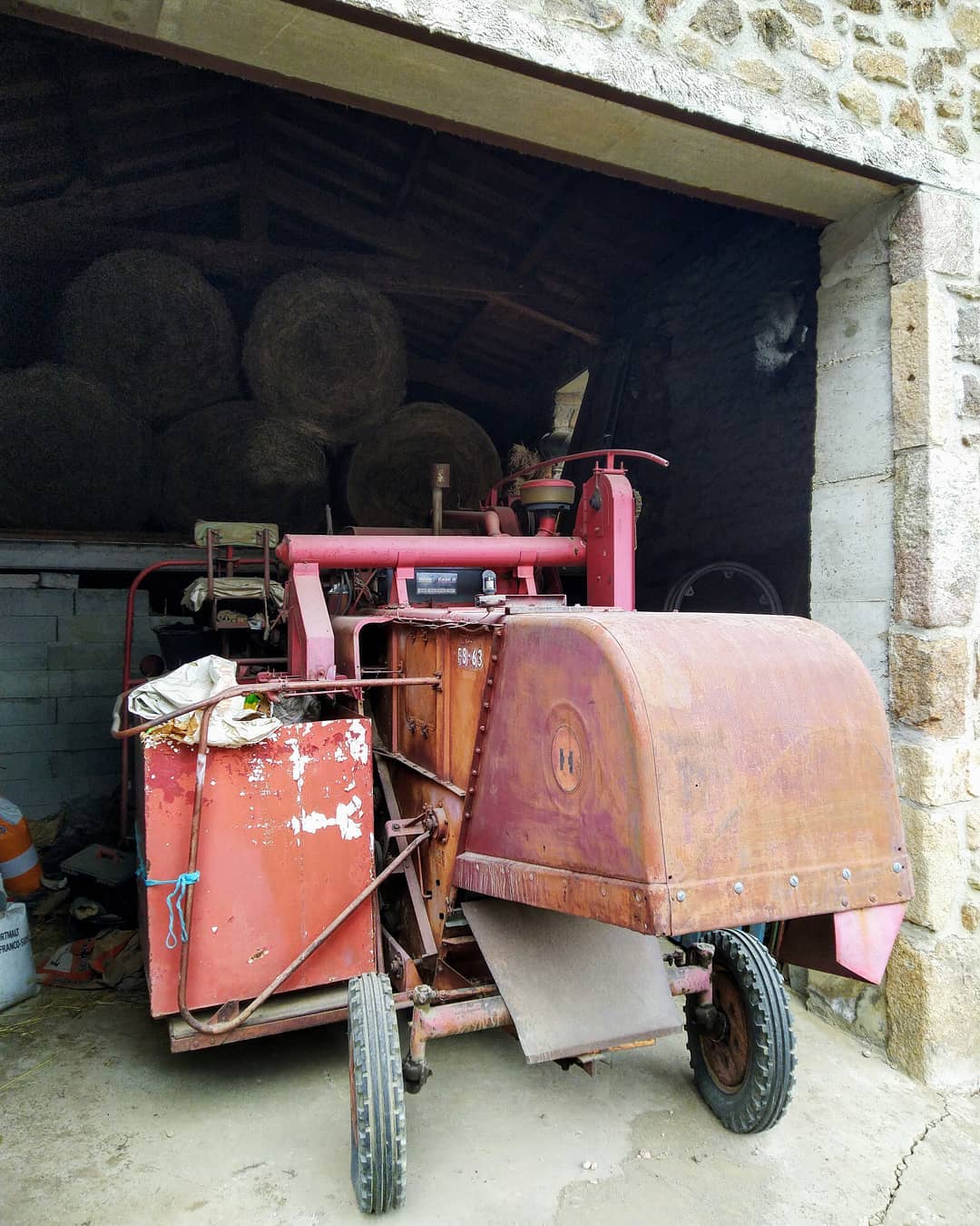 Machine agricole du siècle d&rsquo;avant